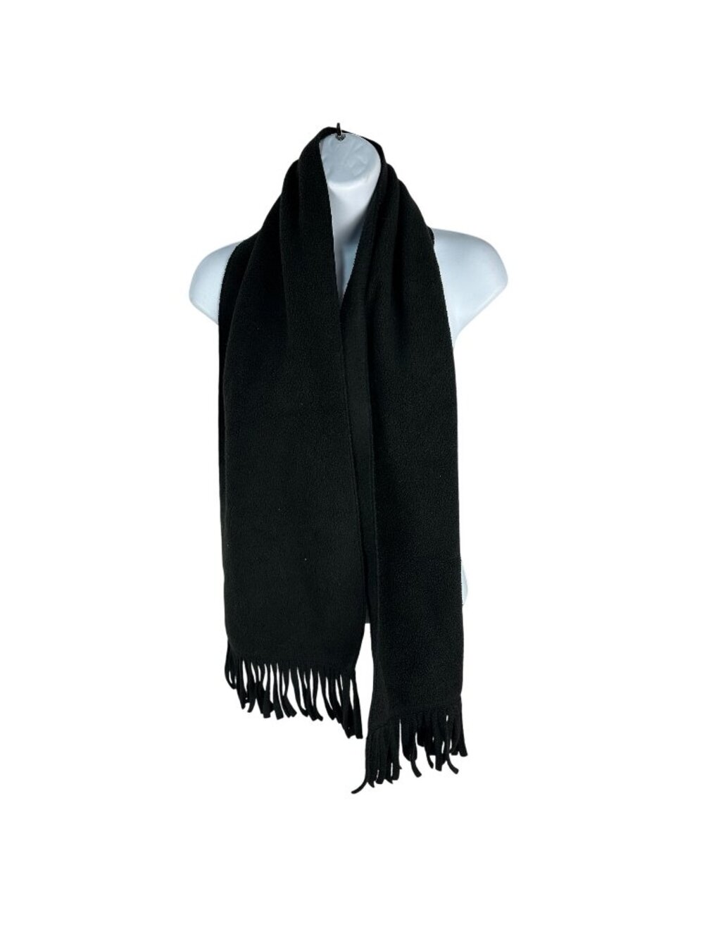 Berkshire Fashions Ladies Black Fringe Scarf Warm Soft Lightweight Stylish